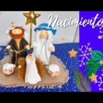 Descubre los encantadores pesebres en resina y tela para tu belén de Navidad