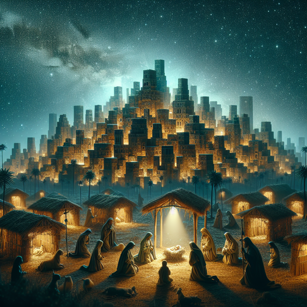 Atardeceres mágicos en el Belén de Jaraco: un viaje navideño imperdible